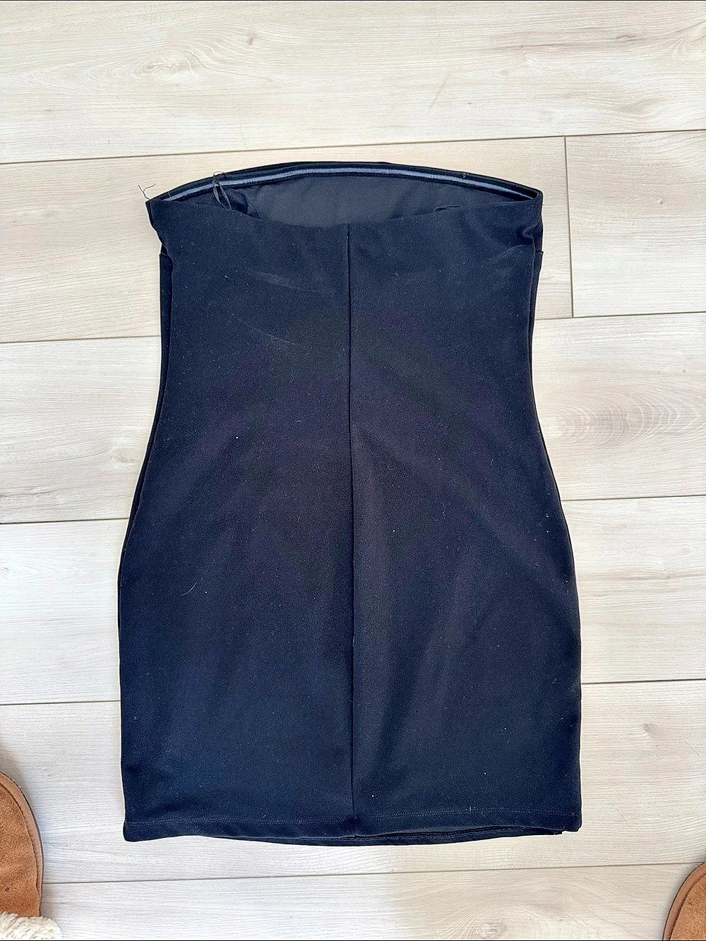 Dynamite Strapless Black Mini Dress Like New - Picture 2 of 3